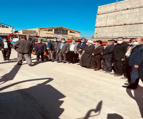 بازدید مسئولین جهاد کشاورزی استان قزوین