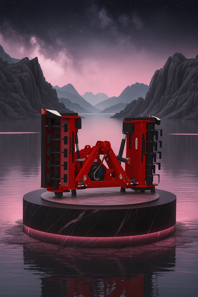 روتیواتور تاشو دو طرفه زراعی