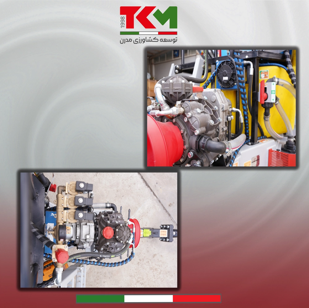 سمپاش بوم دار 3000لیتری کششی بوم 28متری هیدرولیک برقی