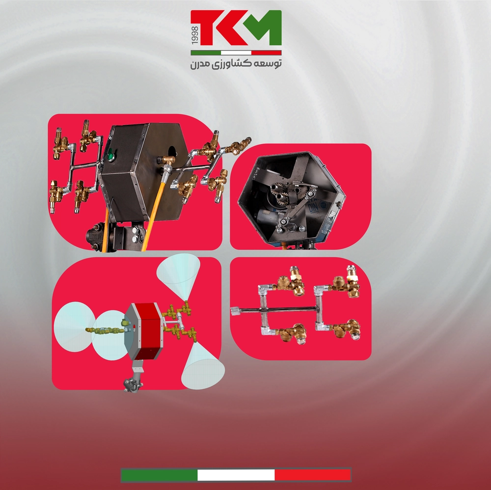 سمپاش پمپ اتوماتیک باغی وزراعی 8 نازل