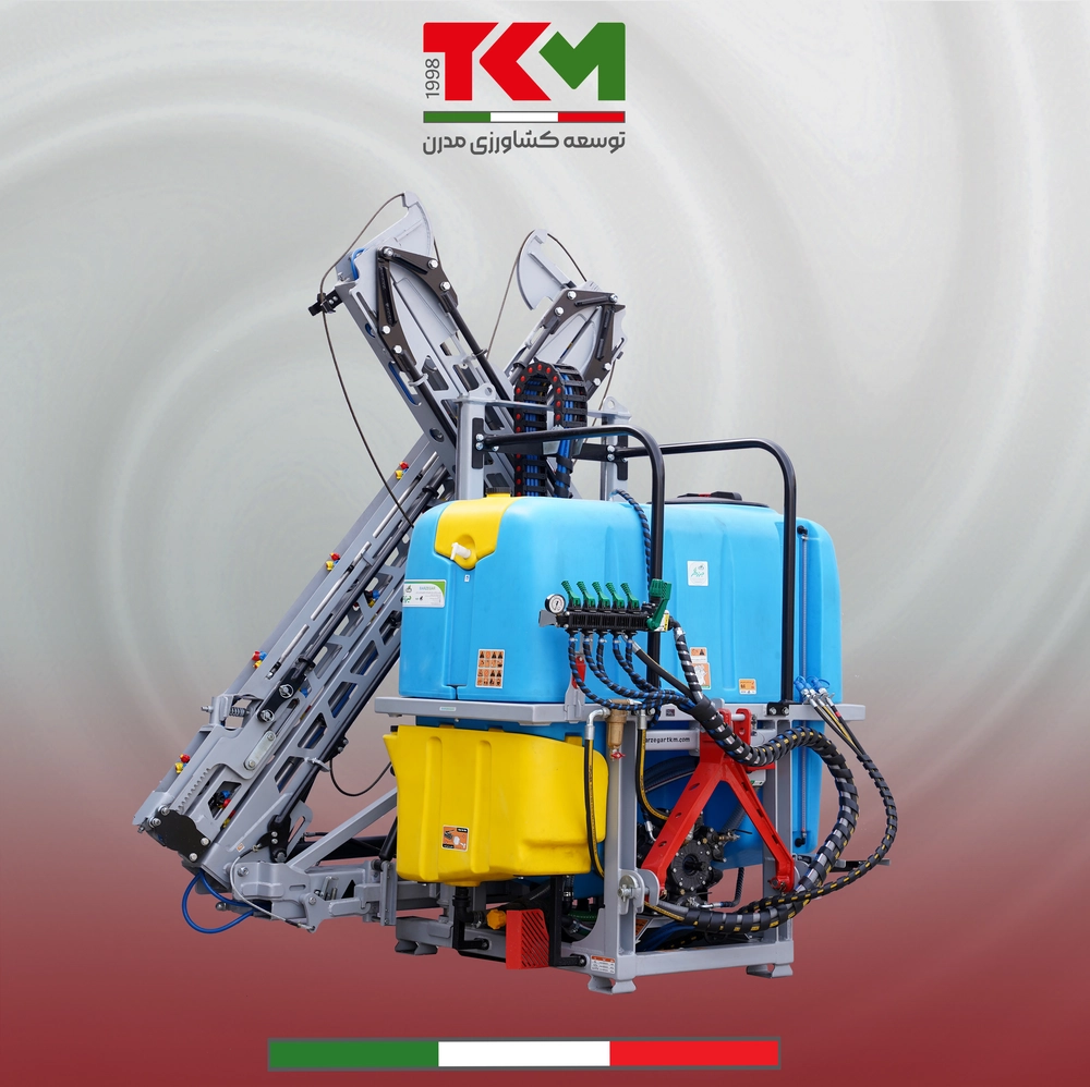 سمپاش بوم دار 1000لیتری کمپرسی بوم 20 متری هیدرولیکی